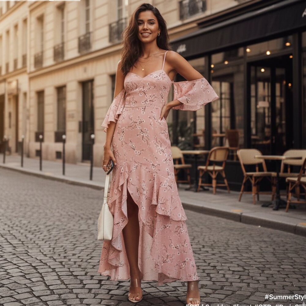 Fame and Partners the denby maxi dress